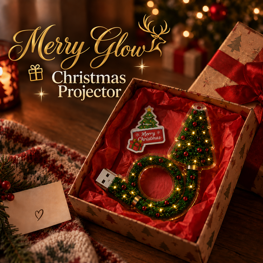 Merry Glow Christmas Projector