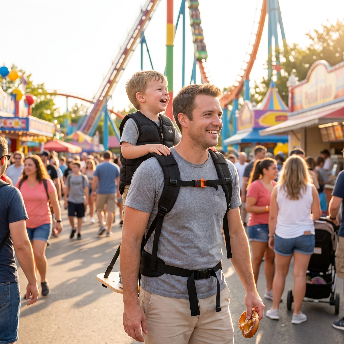 Standing Toddler Carrier – Free Your Arms